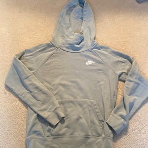 nike light blue xs hoodie